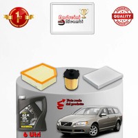 Set Service 3 Filter Und ÖL Volvo V70 III 2.0 T5 180KW 245CV Von 2013->