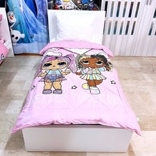 LOL Surprise Trapunta Piumone Imbottito 140x200cm Letto Singolo Lettino Culla