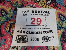 2006 Glidden Tour Classic Auto Show Banner Rapid City South Dakota Rushmore  #29