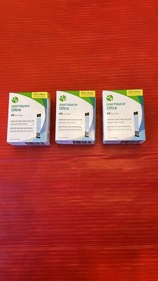 180 One Touch Ultra~60 x 3 Test Strips NEW EXP : 2927-01-31