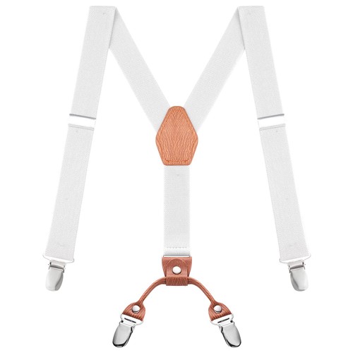 Buyless Fashion Adjustable Suspenders Kids - 26" Elastic Straps 1" - Y Back - Picture 8 of 91