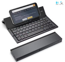 Folding Bluetooth Keyboard Wireless Rechargeable for Phone  Tablet