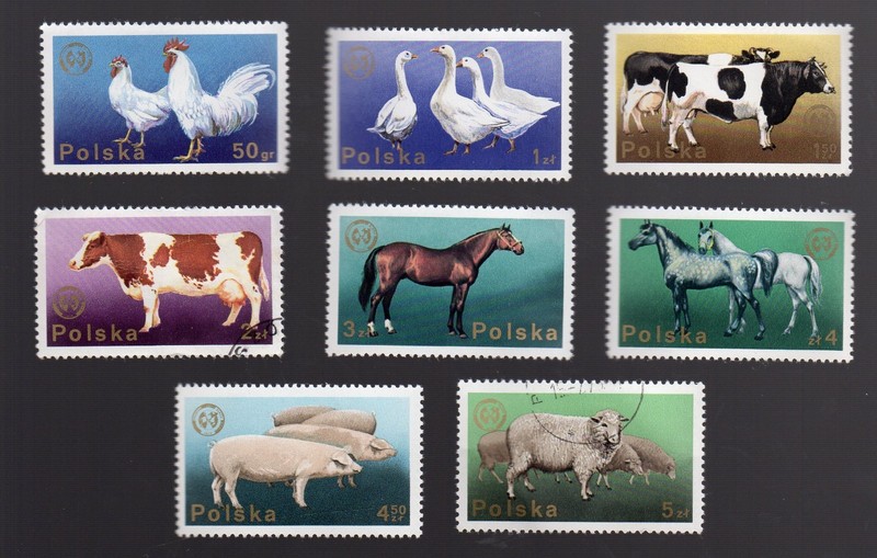 POLAND (1975) 20th CONGRESS of the EUROPEAN ZOOTECHNICAL FEDERATION (FULL set 8)
