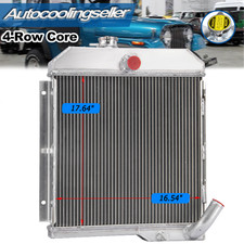 4-row Aluminum Radiator Fit 1965-1971 Jeep Cj5 Dj5 Dj6 L4 3.7l Buick V6 Engine 4-row Aluminum Radiator Fit 1965-1971 Jeep Cj5 Dj5 Dj6 L4 3.7l Buick V6 Engine
