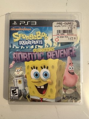 SpongeBob SquarePants Plankton's Robotic Revenge PlayStation 3 PS3