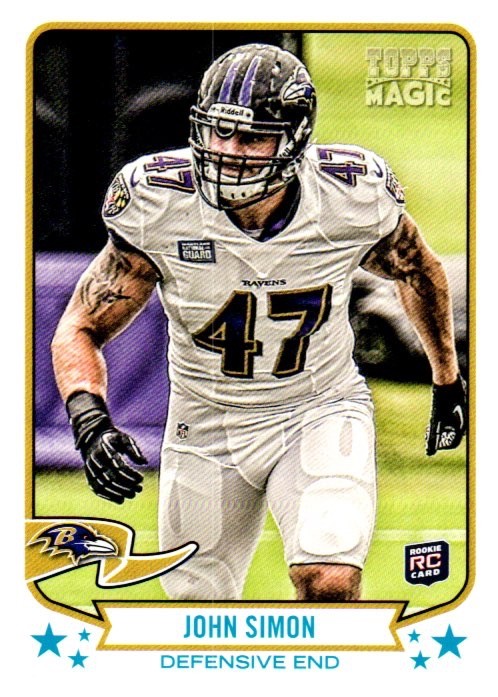 2013 Topps Magic -  John Simon #72.