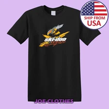 Ski-Doo Ski Doo Racing Snow Ice Snowmobile Men's Black Size S-5XL