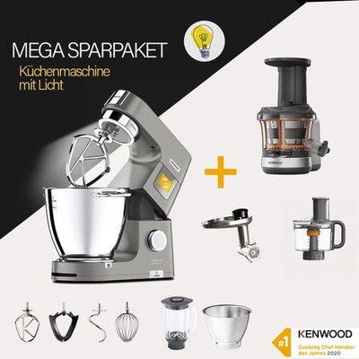 Kenwood Titanium Chef Patissier XL Spar-Set Slow Juicer/neuer Entsafter