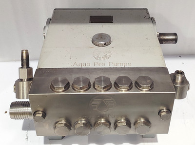 Aqua Pro Pumps 5P50 High Pressure Titanium Pump 20-50 GPM Used Fast Shipping