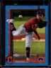 2025 Topps Chrome LogoFractor Tanner Bibee Blue Refractor #/150 Guardians