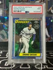 Shohei Ohtani 2025 Topps Chrome Update Green Mojo PSA 9 /99 U90C-26