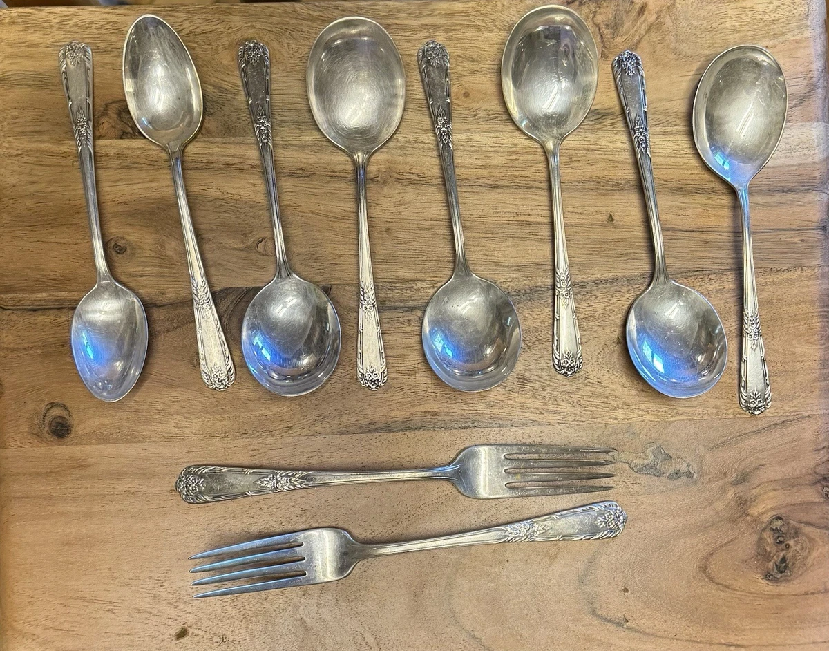 25+ Rose Antique US Sterling Silver Flatware-Sets for sale
