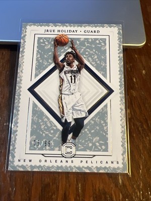 Jrue Holiday 2017-18 Panini Cornerstones Crystal #20 /89 Hornets Bucks NM-MT