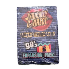 NEW Lyrically Correct 90's R&B Expansion Pack Music Trivia Card Game New Sealed 