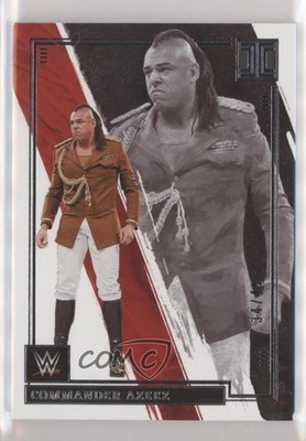 2022 Panini Impeccable WWE Silver 34/49 Commander Azeez #94 Rookie RC ld5
