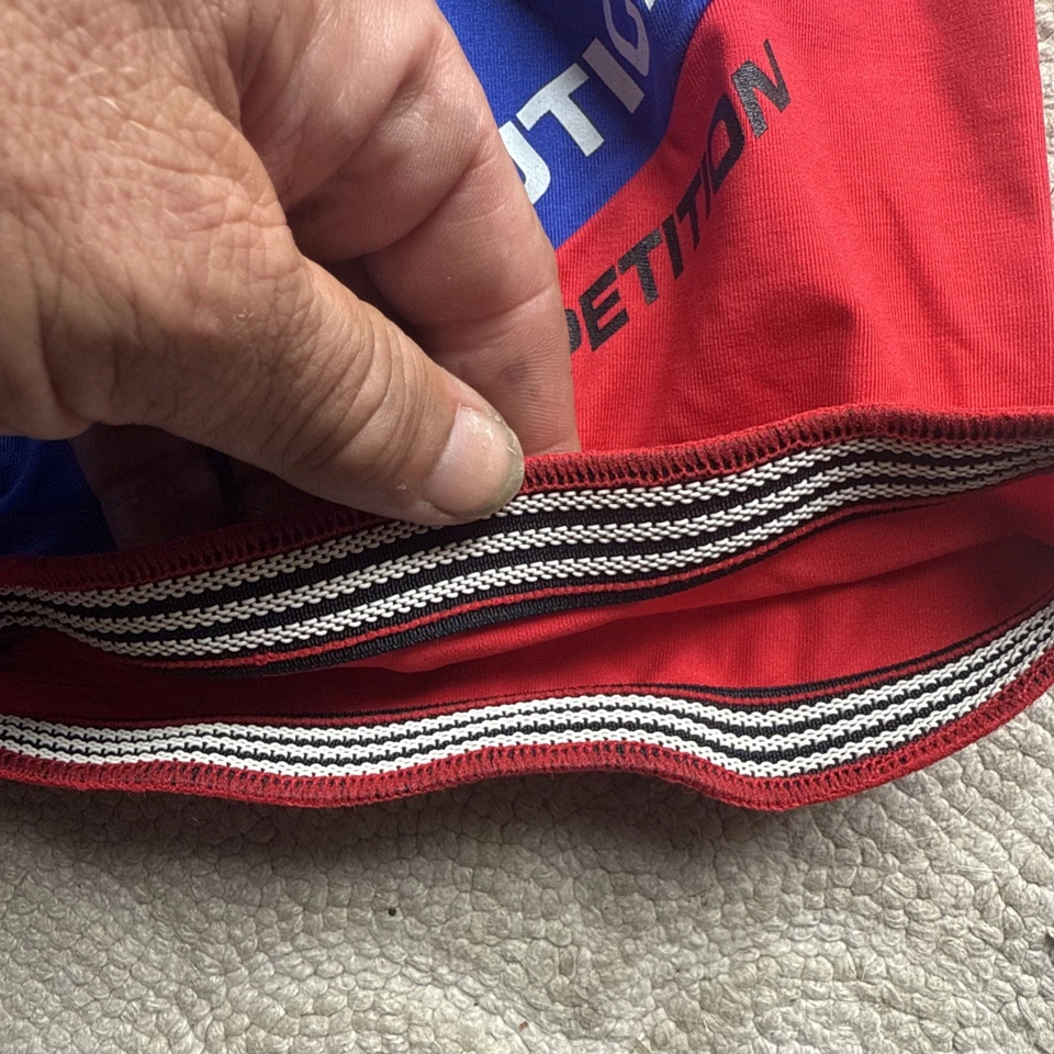 Nautica Competition blue red white Shorts Sz L/G Elastic waist thighs - Image 4 of 4