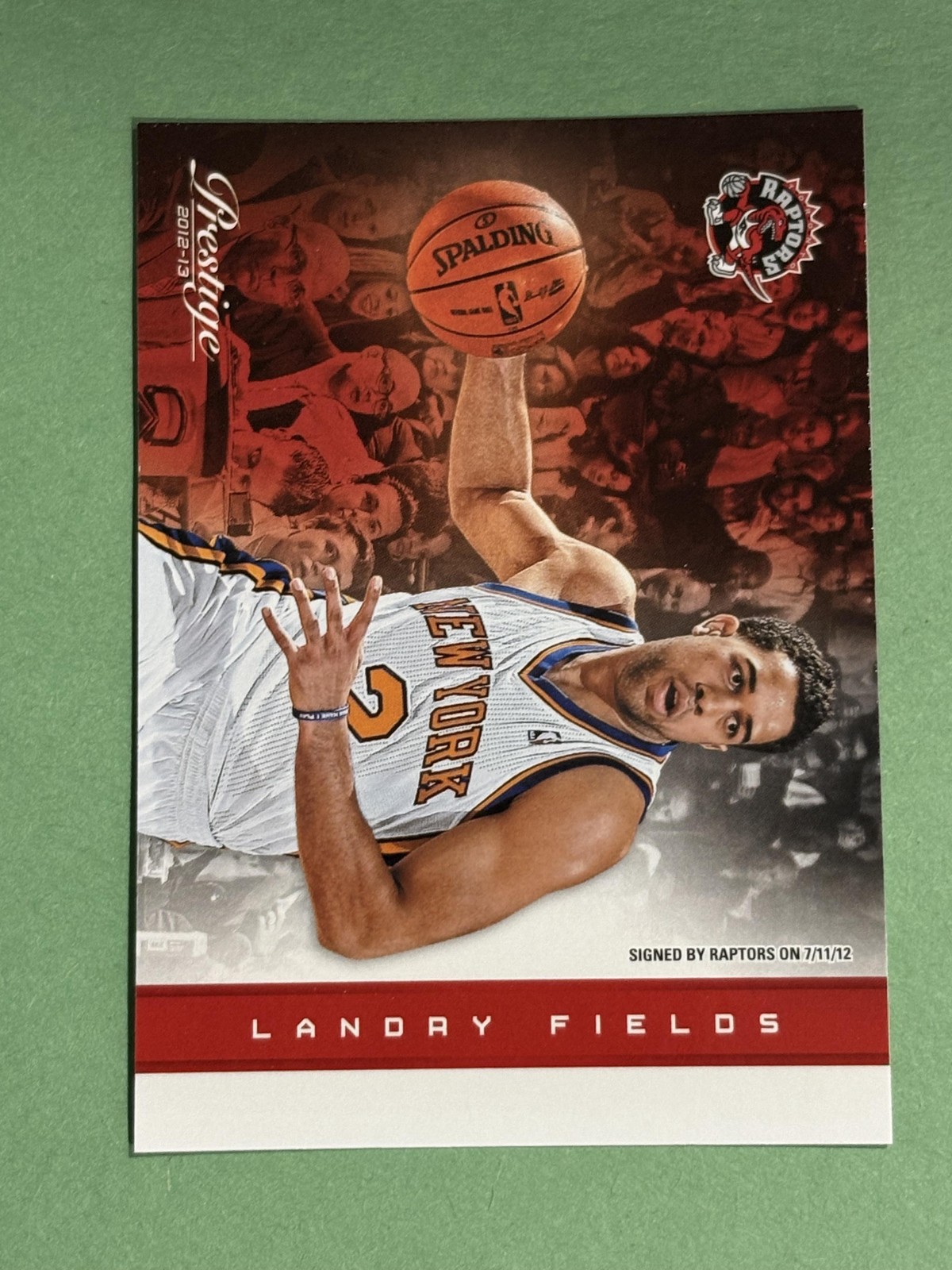 Landry Fields 2012-13 Panini Prestige Toronto Raptors #46 U925