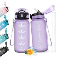 Trinkflasche 500Ml Auslaufsicher Bpa-Frei FüR KohlensäUre, Sportflasche