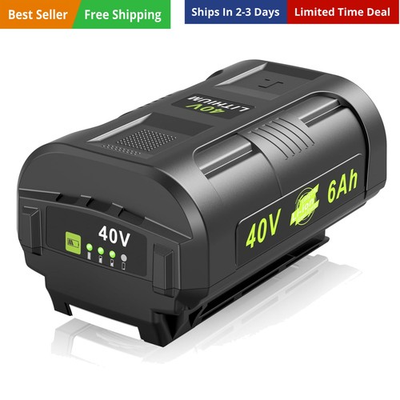 #ad Replacement for Ryobi 40V Lithium Battery Replacement for Ryobi 40V 6.0Ah Lit... $82.89
