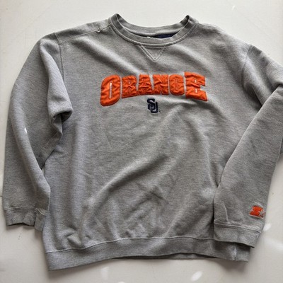 Vintage 90s Syracuse University Orangemen Starter Embroidered Sweatshirt Large
