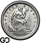 1854 Seated Liberty Quarter w/ Arrows, Choice Uncirculated+