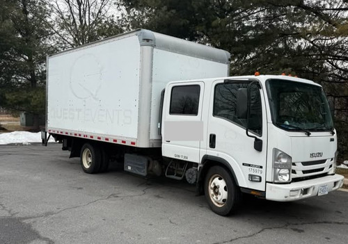 2018 Isuzu NQR 16ft Crew Cabinet Box Truck Diesel 77000 Miles New Turbo Charger
