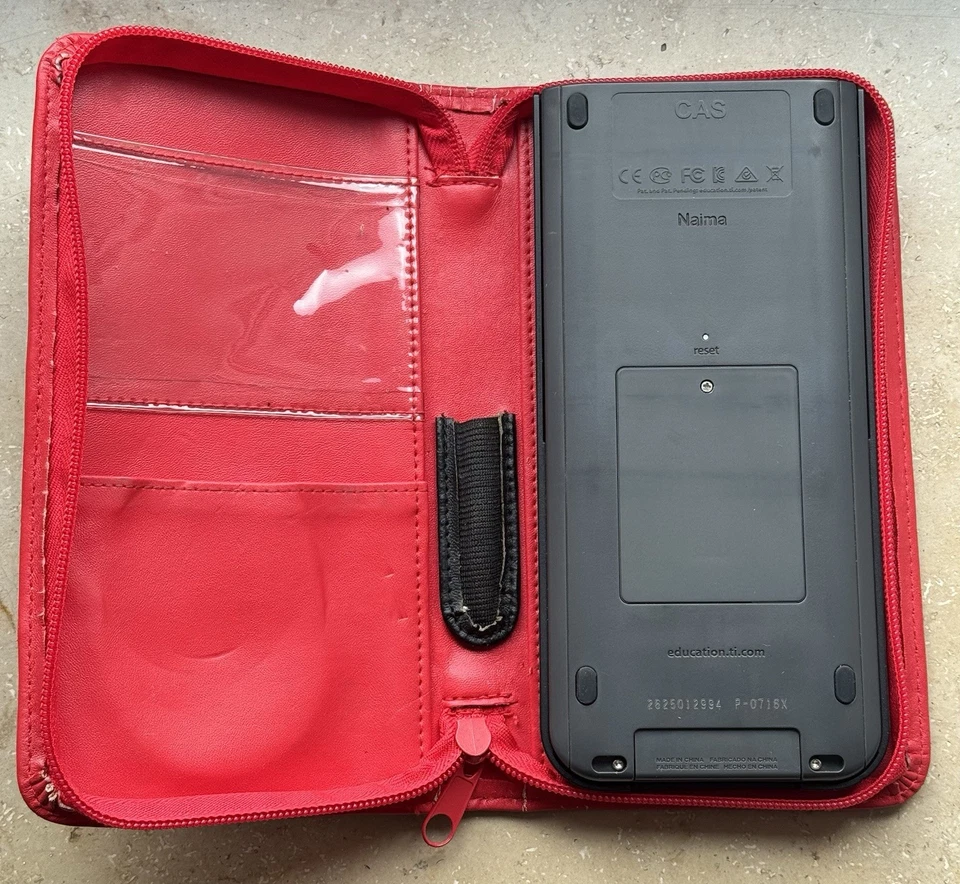 TI-Nspire CX CAS Grafikrechner mit Zubehör & Tasche, Top Zustand - Bild 3 von 4