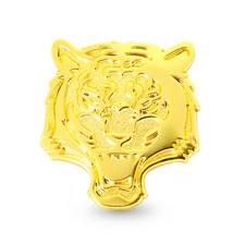 Golden Tiger Pin Badge