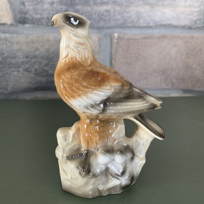 Vintage Bald Eagle on Branch Statue Figurine - Made in Japan 5 