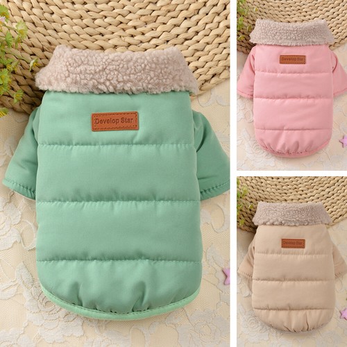 Winter wattierter Welpen Hund Mantel Jacke warme Weste für kleine mittelgroße Hunde Chihuahua | - Bild 8 von 20