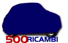 FIAT 500 EPOCA TELO AUTO COLORE BLU COPRI AUTO PER INTERNO ANTIPOLVERE