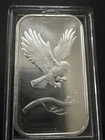 Silver 1 Oz Troy 999 Eagle Bar Silvertowne
