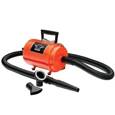 New Metro Vac AFTD-1 Air Force Commander 2 Speed Pet Dryer Orange