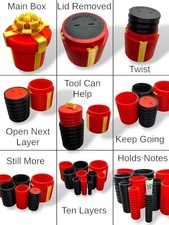 Annoying Nested Screw Gift Box Standard Money Present Puzzle Box Prank Gift Box — image 11