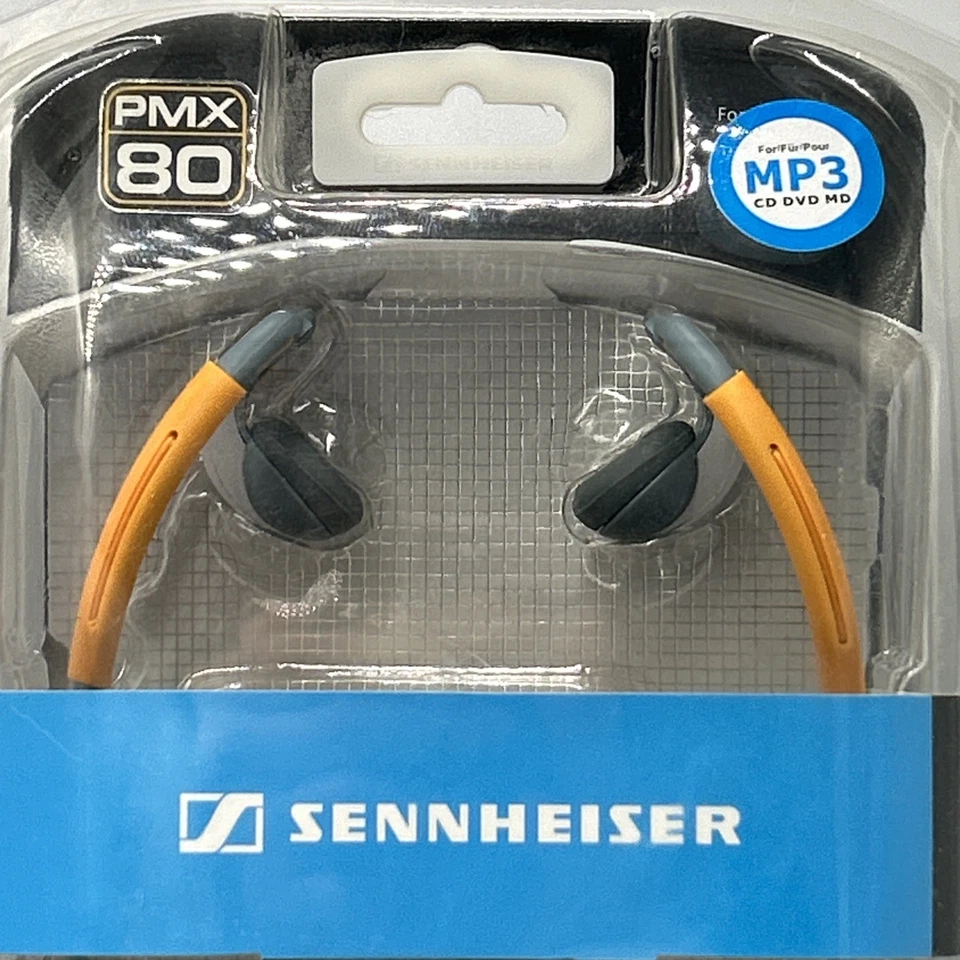 Sennheiser PMX 80 Sports Headphones Orange/Grey (New) Discontinued - Image 3 of 4