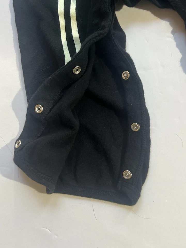 Antiguo Azul Marino Halloween Skelton Una Pieza Sin Pies Bebé Infantil Dormir 18 Meses (D) Foto 3 de 4