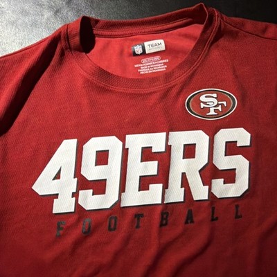 San Francisco 49ers Men's NFL Team Apparel Shirt Red Jersey 2XL | eBay