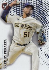 FREDDY PERALTA TOPPS PRISTINE BASE MILWAUKEE BREWERS #241 2022 22