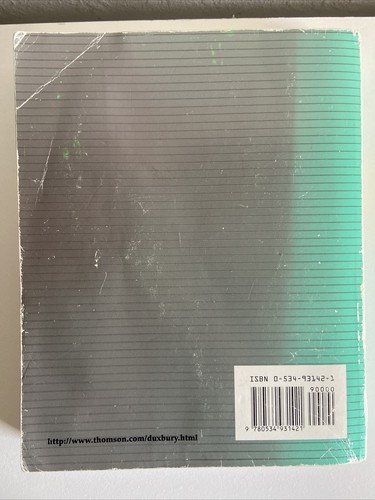 SAS Companion : Applied Statistical Method (1997, Paperback) - 第 7/9 張圖片