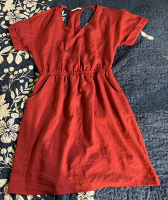 open lace back dress Vivid Orange with Pale Blush Lace Lou Dress main image 1