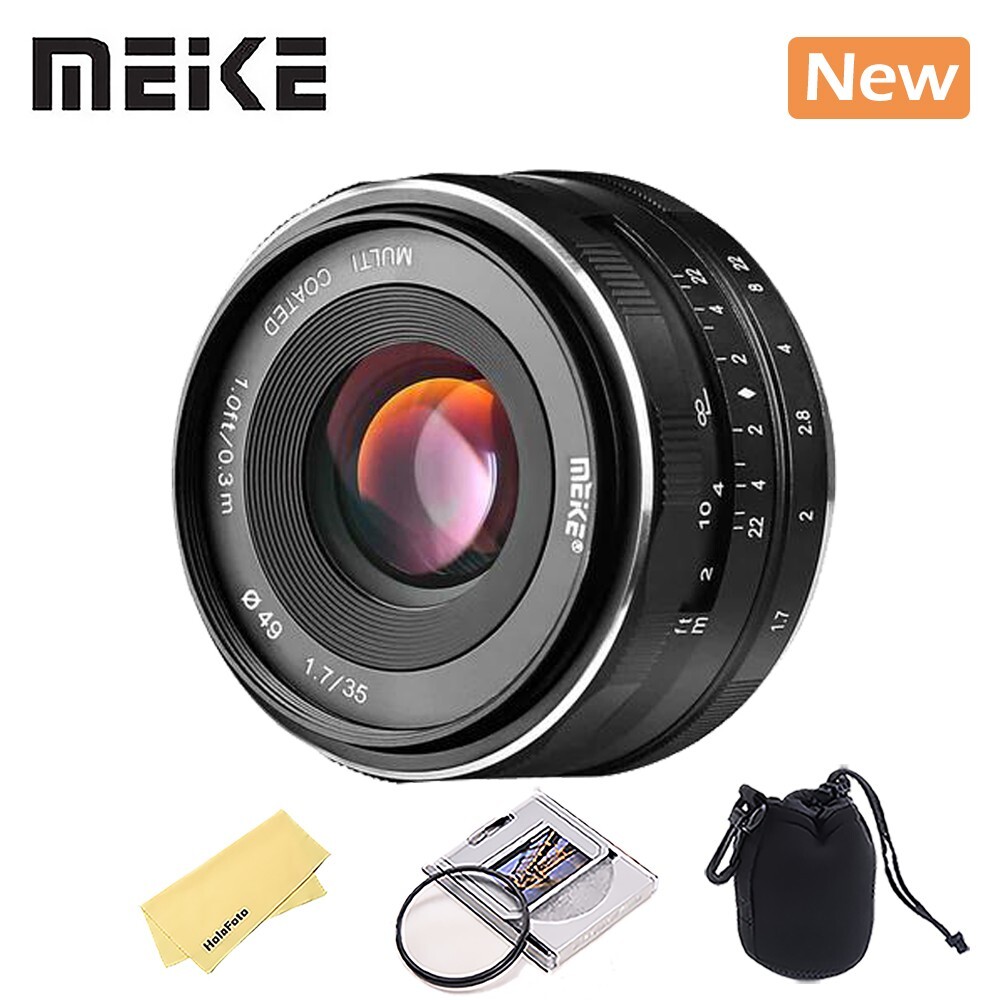Aps C Lensa Meike Meike 35mm F1 Mft Meike 35mm Large Aperture MF