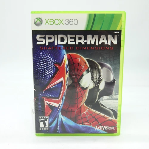 Spider-Man: Shattered Dimensions (Microsoft Xbox 360, 2010) CIB w/ Insert Tested