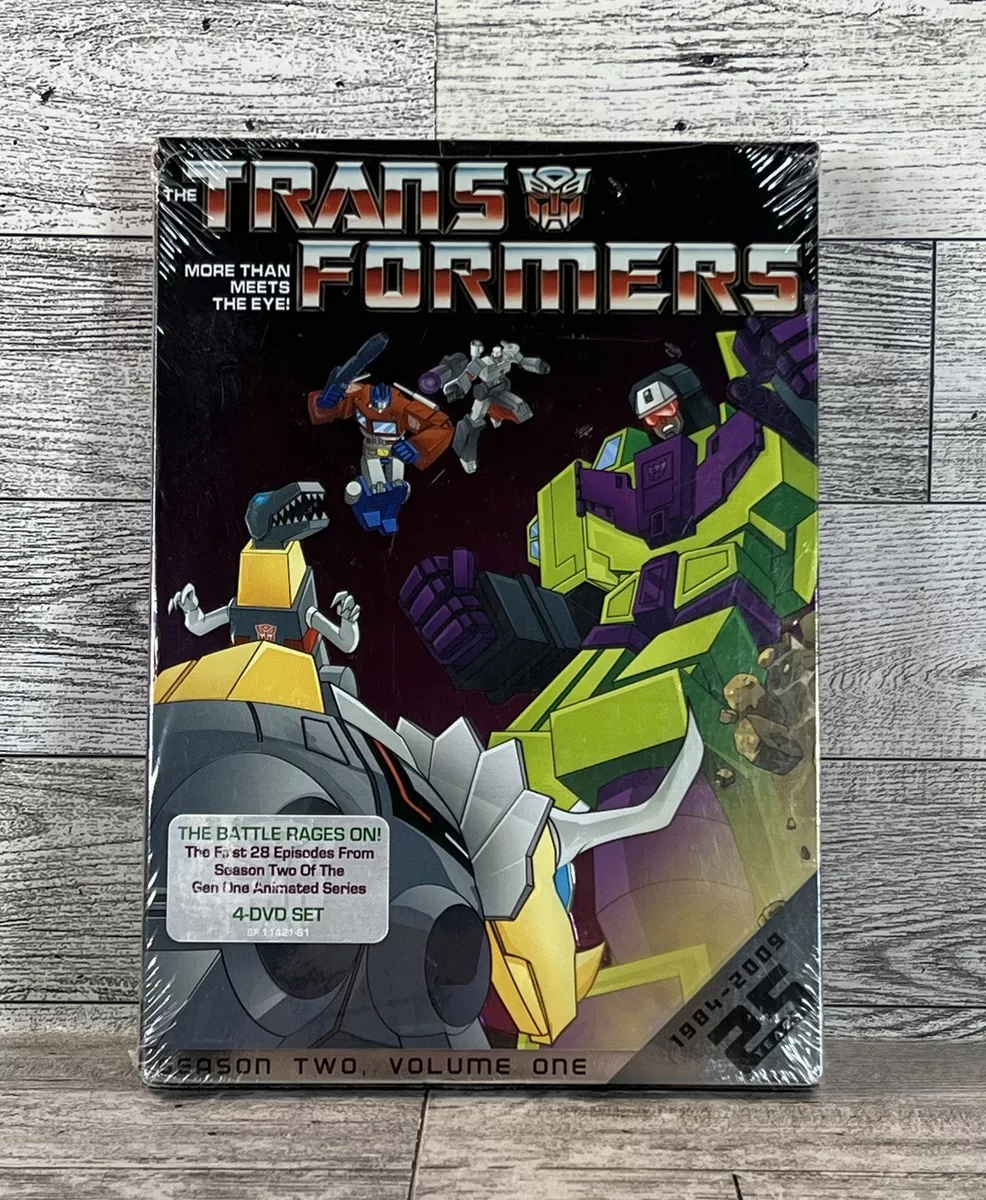 Transformers Season 2 Vol. 1 4 Disc DVD Set 25th Anniversary