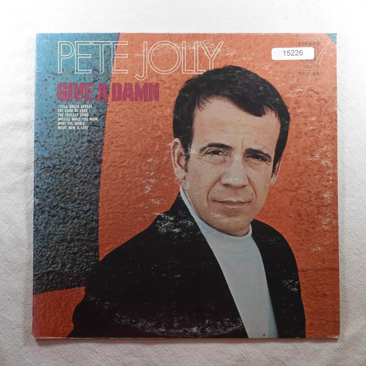 Pete Jolly Give A Damn Record Album Vinyl LP