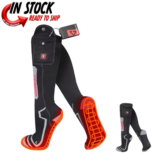 2025 GERBING HEATED CLOTHING 7V ULTIMATE WOOL HEATED SOCKS - PICK SIZE
