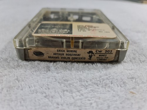 Brahms Violin Concert 4-Track Cartridge (Muntz)- Tested. - Picture 2 of 3
