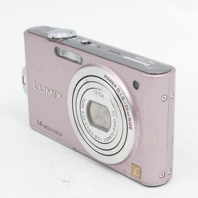 中古　Panasonic LUMIX 薄い　ピンク　DMC-FX66 ルミックス Panasonic LUMIX DMC-FX66 pink compact digital camera