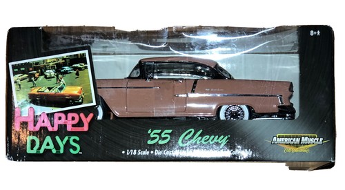 2000 ERTL AMERICAN MUSCLE HAPPY DAYS 55 CHEVY MIB - Picture 1 of 9