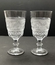 Duncan Miller Sandwich Glass Wine/Water Goblet