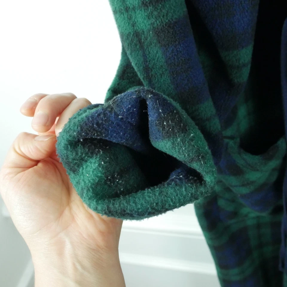 Disney Para Hombre S/M Bata Vellón Cuadros Bordada Mickey Mouse Cabincore Papá Largo Foto 4 de 4